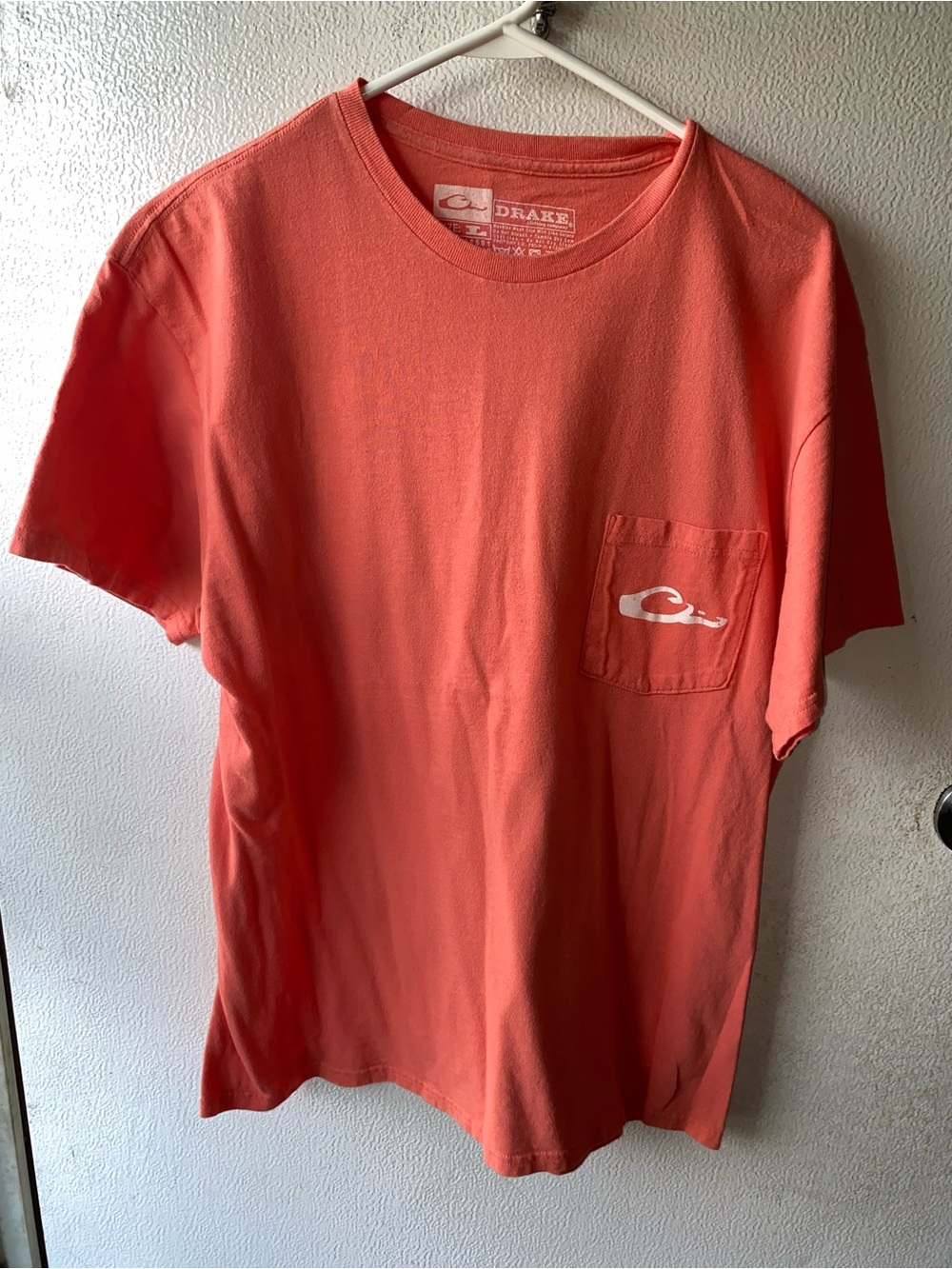 Drake Coral Short-Sleeve Pocket Tee